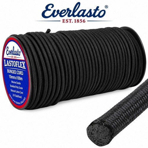 Everlasto black elastic bungee - black,