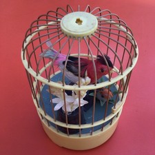 Vintage Retro Singing Caged