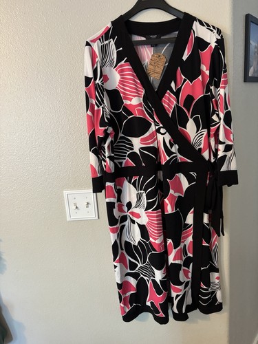 Alfani woman floral - alfani, faux-wrap