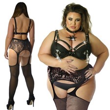 True Plus Size 14-36 Fishnet