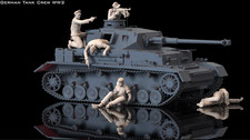 WW2 German Panzer Tank Crew x5