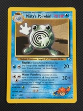 Misty's Poliwhirl 53/132 REGULAR Pokémon Card WOTC Gym Heroes Uncommon