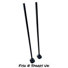 FISHING TACKLE SEATBOX LONG LEGS PAIR 88cm, 19mm SQUARE PROFILE - BRAND NEW