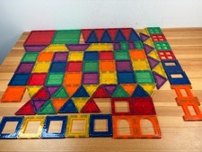 87pc Magnetic Building Tiles -