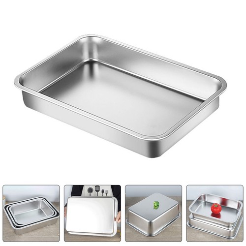 Serving tray with - with, handles