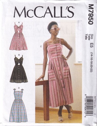 Mccalls 7950 dresses sewing - 7950,