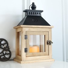 13" Farmhouse Decor Wooden