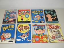 The Beezer Book Vintage 1960's Comic Annuals Job Lot x8 1966 1967 1968