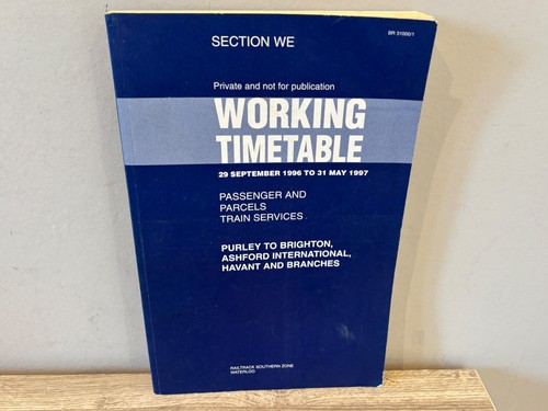1996 railtrack southern zone - 1996,