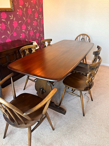 Vintage ercol solid elm - vintage,