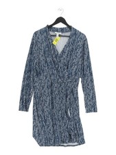 Halston A-Line Midi Dress L in