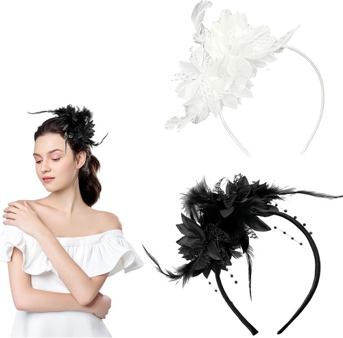 Piece feather headbands - headbands,