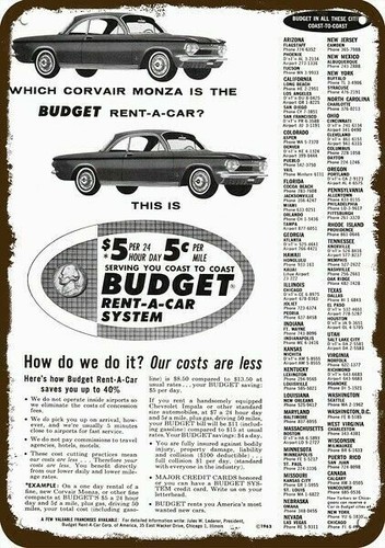 1963 budget car - budget,