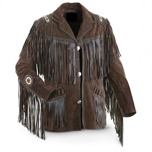 Men dark brown suede western - dark,
