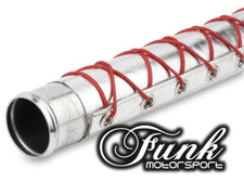 Silver Lace Up Intake Heat Sleeping Protection Induction Kit by Funk Motorsport