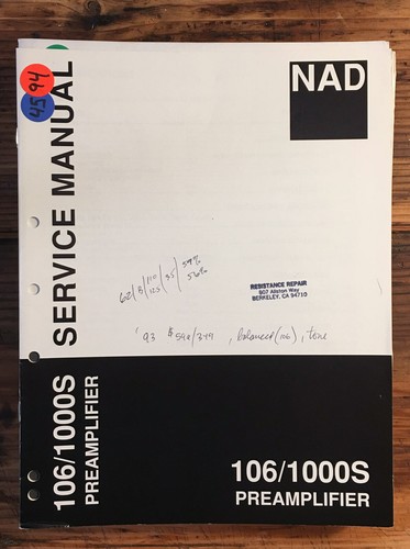 Nad model 106 1000s - nad,