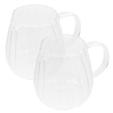  2 Pcs Cream Pitcher Glass