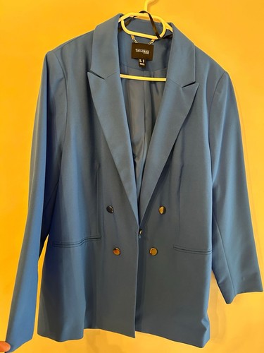 Tailored ladies blue suit - blue,