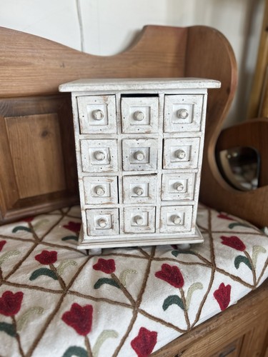Vintage style drawer - 12-drawer, wooden