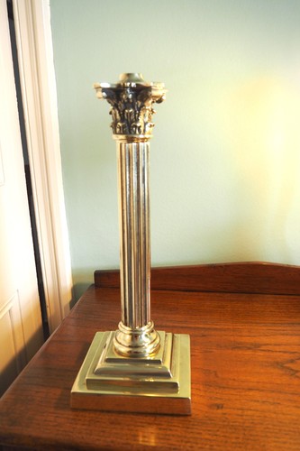 Antique cast brass corinthian - cast,