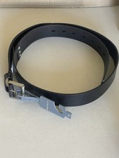 ALL SAINTS  STUDDED LEATHER BELT IN BLACK/ANTIQUE NICKEL SIZE XL