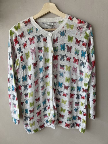 Laura ashley linen cardigan - laura,