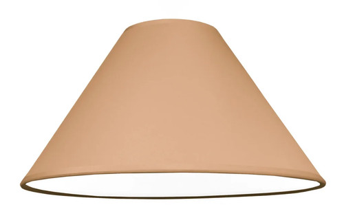 Lampshade orange tapered - lampshade, 9"
