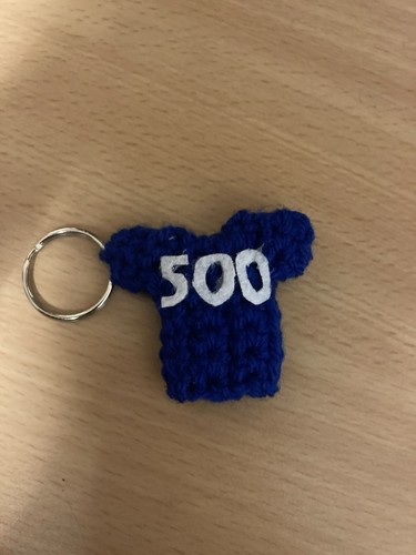 Crochet keyring parkrun - keyring,