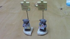 Tatty Teddy Me to you figure Friends Always  Clip photo Holder Pair