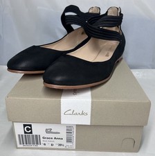 Ladies Clarks Grace Anna Black