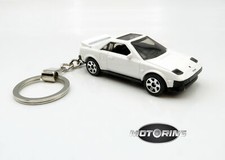 1984 '84 Toyota MR2 White Car Rare Novelty Keychain 1:64 Diecast