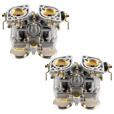 Double Carb Carburettor & Air Horn Kit for VW Beetle VW Fiat Porsche Bug 40 IDF