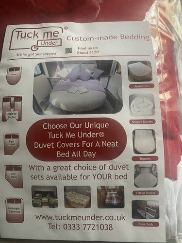 Caravan bedding fixed - caravan, island