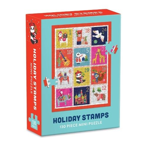 Holiday stamps mini puzzle - holiday,