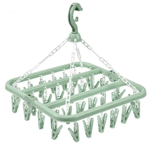 Clip foldable sock - 32-clip, hanger