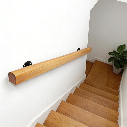 120cm wooden handrail stair - 50-120cm,