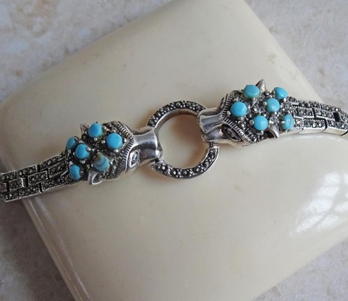 Vintage art deco silver double - art,