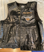 Harley Davidson 115 Anniversary Leather Vest 98001-18VM XL