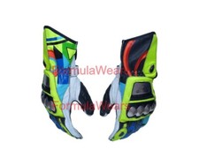 Valentino Rossi MOTOGP 2019 Gloves BRAND NEW (MINOR Print Damage/Printing Miss)