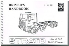 SEDDON ATKINSON STRATOCRUISER 8x4 6x4 RIGID TRUCK '98 INSTRUCTION HANDBOOK *VGC*