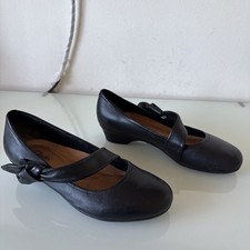 Clarks Black Leather Mary Jane
