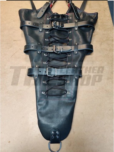 Leather bondage armbinder - leather,