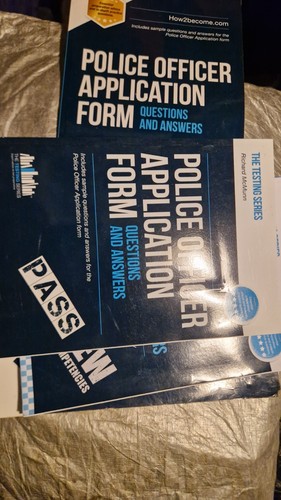 Police application books - police,