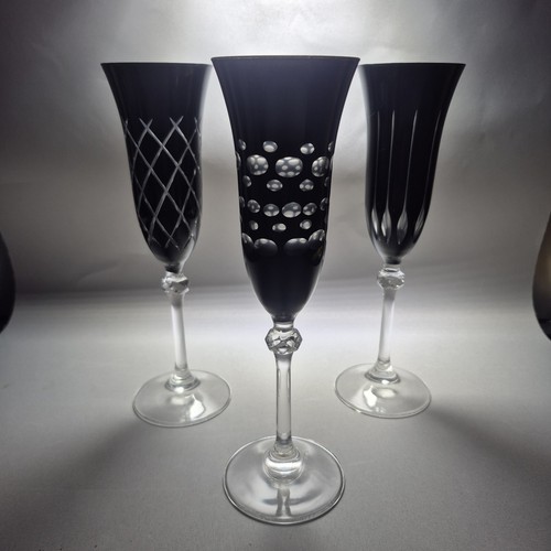 Cut clear black - 3x, to