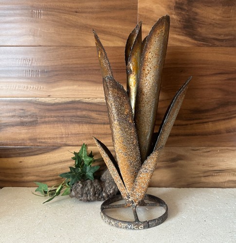 Mini metal agave - 14-17”,