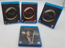 The Lord Of The Rings Extended Edition Trilogy & Hobbit Region B Blu Ray
