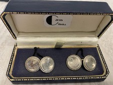 Antique Art Deco Vintage Krementz BPOE Elks Lodge Cufflinks