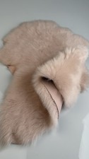 Blush Pink Genuine Sheepskin