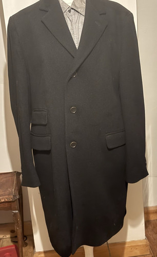 Black crombie style italian - black,