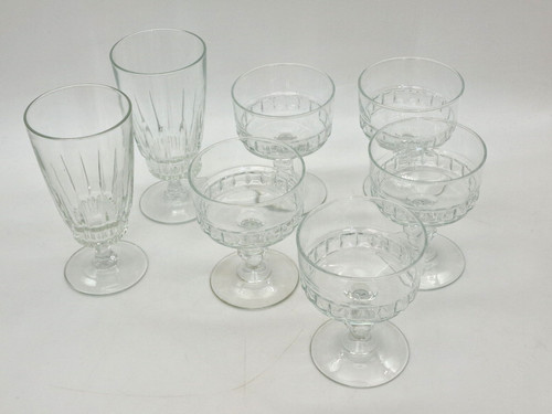 Retro vintage glass dessert - vintage,